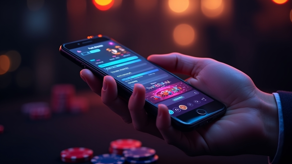 Telefon z czytelnym interfejsem kasynowym i wygodnym menu mobilnym