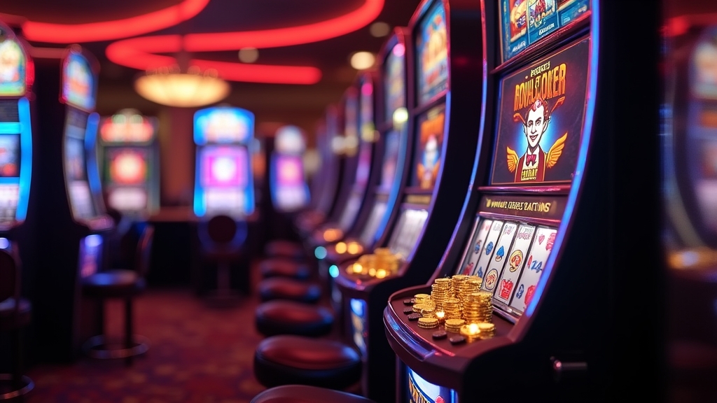 Slot Royal Joker w trybie demo z jokerem i świecącym interfejsem